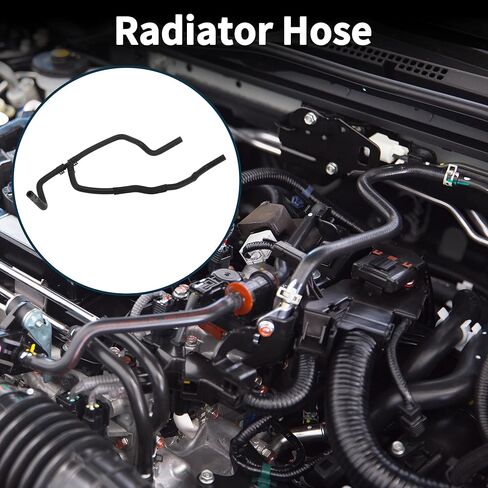 خرطوم المبرد خرطوم السخان رقم 4F0121107AG لأودي A6 3.2L V6 2006-2011 المطاط الأسود 1 قطعة أنبوب التبريد ختم جيد in Kuwait