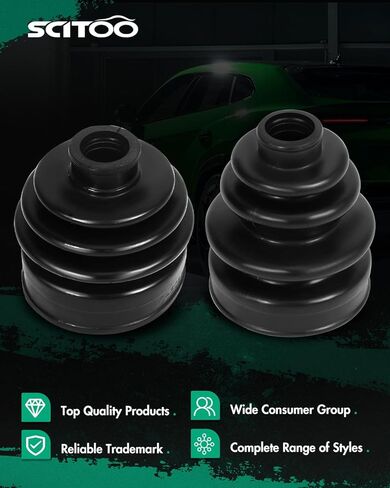 SCITOO CV Axle Boot Kit زوج خارجي داخلي 2000-2005 لهوندا رانشر 350 in Kuwait