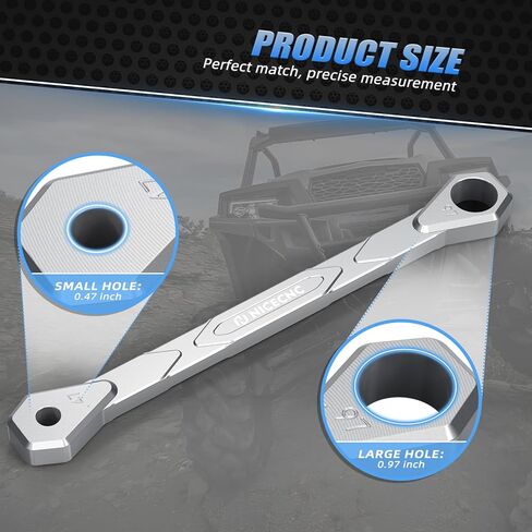 NICECNC Silver Clutch Alignment Tool Compatible with Polaris Sportsman ACE 2014-2015, RZR 570 EFI 2013, RZR 570 2014-2016, See Fitment in Kuwait
