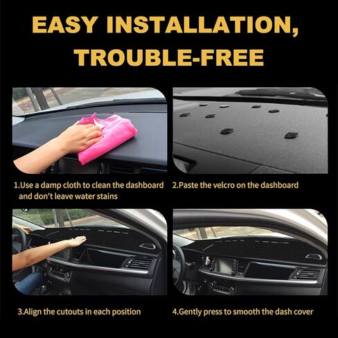 Dashboard Cover Custom Fit for Ford Explorer/Explorer Sport Trac/Mercury Mountaineer 2006-2010 Dash Cover Mat Pad Carpet Protector(Beige) in Saudi Arabia