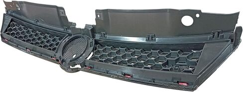 PartsFlow Hex Mesh Front Grille - Carbon Fiber Print W/Red Trim For 2011 2012 2013 2014 VW Jetta/MK6/Sedan 5C6853653A in Kuwait