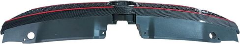 PartsFlow Hex Mesh Front Grille - Carbon Fiber Print W/Red Trim For 2011 2012 2013 2014 VW Jetta/MK6/Sedan 5C6853653A in Kuwait