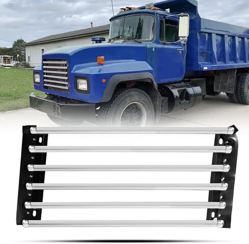 شبكة المبرد الأمامية من الكروم مناسبة لشاحنات 1991-2004 Mack RD 400,600,688,690S و1991-2017 CH C613,600 SFA in Kuwait