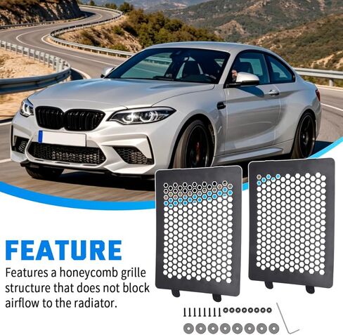 مجموعة إزالة قوس العجلة، مجموعة غطاء شبكة بطانة من سبائك الألومنيوم لسيارة BMW M2 M3 M4 G80 G81 G82 G83 G87 in Kuwait