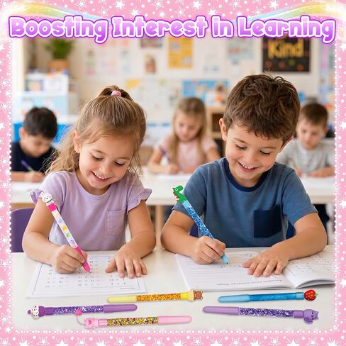 Subao DIY Glitter Gel Pens Making Kit,Pen Creator Studio,Make Your Own 10 Sparkly Colorful Pens,Creative Arts and Crafts for Kids,Birthday Xmas Gifts for Girls 5 6 7 8 9 10 11 12 Years Old in Saudi Arabia