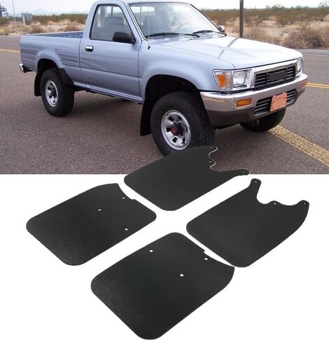 OE Quality Mud Guards Flaps for Toyota Tacoma 4x4 Prerunner for 1995 1996 1997 1998 1999 2000 2001 2002 2003 2004 Black Front and Rear 7662104040 7662204040 in Saudi Arabia