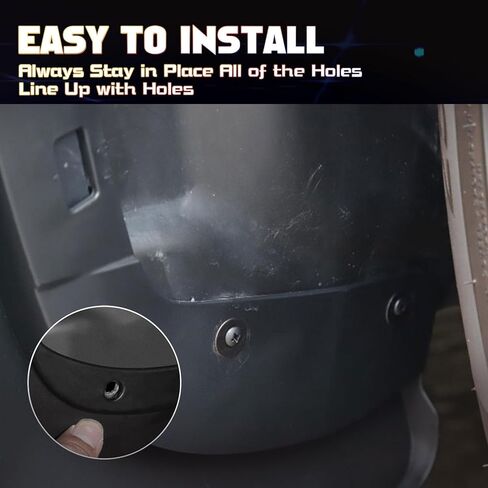 x xotic tech Mud Flaps Splash لـ Tesla Model 3 2016-2023، لا يتطلب الحفر، مع الأجهزة الأمامية/الخلفية سبلاش الطين واقي Fender Flare Dirt Slush Trap Protector - أسود غير لامع in Kuwait