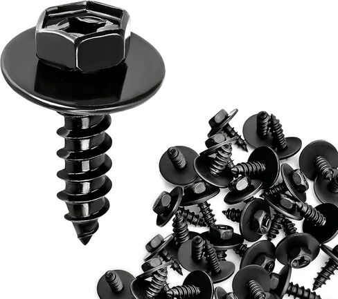 20PCS Bumper Cover Splash Shield Mud Guard Screw Bolt, Car Fender Liner Bolts, 90159-60498 Hex Head Screw Bolts, Car Fender Bumper Retainers Compatible with Most Vehicles (20PCS) in Kuwait