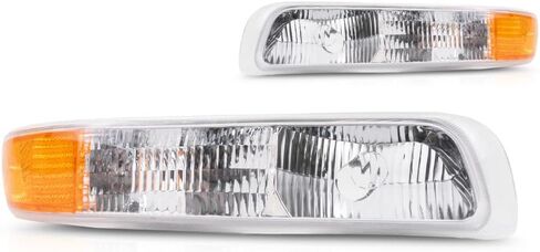 KarParts360 لـ 2001-2006 Chevy Tahoe Park/Signal/Side Marker Light زوج تجميع السائق وجانب الركاب يستبدل GM2520173 GM2521173 | 1519958, 1515559 in Kuwait