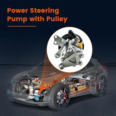 21-5485 Power Steering Pump with Pulley Compatible with Nissan for 2007-2012 Altima, 2009-2014 Maxima, 2009-2014 Murano, Power Assist Pump Replace for 215485, 49110-1AA0A in Saudi Arabia