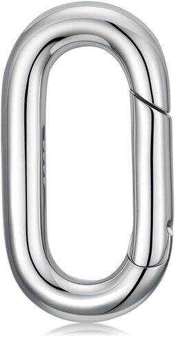 925 Sterling Silver Double Opening Lobster Clasp, Necklace Bracelet Anklet Jewelry Extender Clasp for DIY Jewelry Making (Style 2-1pc) in Saudi Arabia