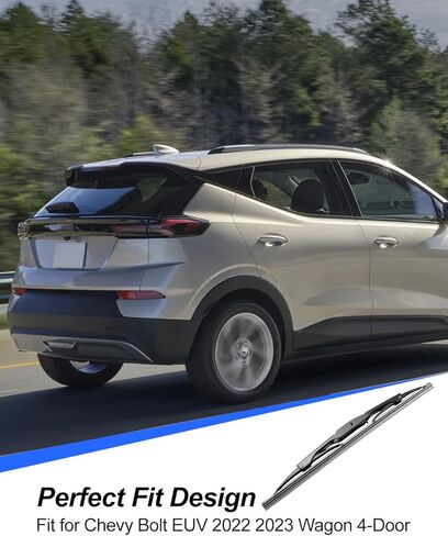 شفرة ممسحة خلفية متوافقة مع سيارة Chevy Bolt EUV 2022 2023 Wagon ذات 4 أبواب بما في ذلك LT Premier مع محركات كهربائية، وشفرة ممسحة الزجاج الأمامي الخلفي in Kuwait