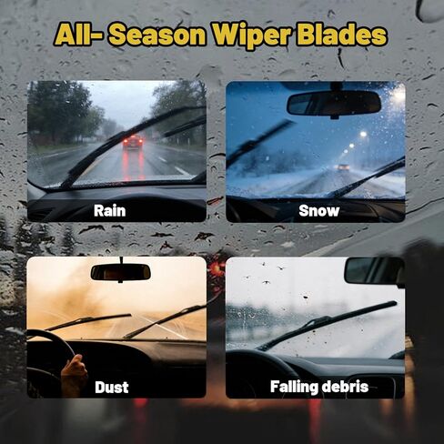 Windshield Wipers 22 and 22 Inch Replacement For Ford F‑150 2009‑2023 Chevrolet Silverado 2019‑2023 Chevrolet Tahoe 2015‑2020 Suburban 2009‑2020 Wiper Blades in Saudi Arabia