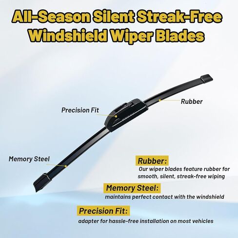 Windshield Wipers 22 and 22 Inch Replacement For Ford F‑150 2009‑2023 Chevrolet Silverado 2019‑2023 Chevrolet Tahoe 2015‑2020 Suburban 2009‑2020 Wiper Blades in Saudi Arabia