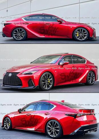 يناسب 2021-2024 لكزس IS300 IS350 IS500 JDM Mugen Style حاجب النافذة واقي المطر فتحة التهوية in Kuwait