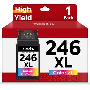 TESEN 245XL 246XL Ink Cartridge Replacement for Canon PG-245XL CL-246XL PG-245 245 246 XL Combo Pack for PIXMA MX490 MG2525 MG2522 MG3022 TS202 MX492 TR4520 TS302 Printer Ink Cartridge (1 Color) in Saudi Arabia