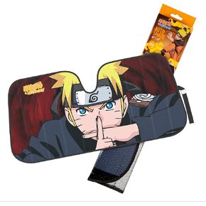 Naruto Shippuden Offically Licensed Windshield Sun Shade - Car Sun Shade Fits Most Autos - Akatsuki Naruto Merch & Anime Accessories for Cars - Sunshade Ca Windshield - 57 x 27 Inches in Saudi Arabia
