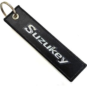 Motorcycle Anti-Lost Ring Keyring Lanyard Key Chain Bike Ring Holder Compatible With Suzuki Hayabusa GSXR 1300 600 750 1000 1100 250 Black in Saudi Arabia