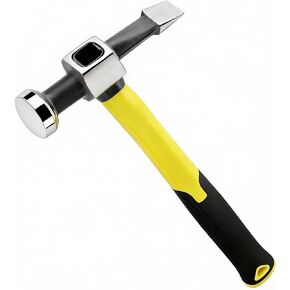 Auto Body Hammer,Flat and Round Head,Polished,Reinforce,Anti-Rust,Plastic Handle. in Saudi Arabia