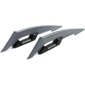 1 Pair Motorcycle Aero Wings Universal Front Rear Spoiler Kit for 250SR Ninja 400 R3 GSXR Carbon Fiber Style Airflow Stabilizer(Burst) in Saudi Arabia