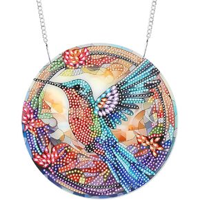 Tumwisk Diamond Painting Kits for Adults,Pigeons and Flowers Diamond Painting, Diamond Art Kits, Crafts for Adults, Hanging Wall Art Sign Ornaments Home Garden Wall Door Hanging Decoration in Saudi Arabia