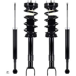 PM Auto Set 4 Front Quick Strut-Rear Shock Compatible With 2012-2017 2019-2023 Dodge Charger V6 3.6L RWD in Kuwait