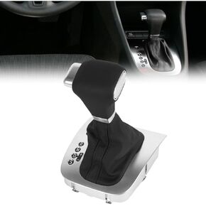 Automatic Gear Stick Shift Knob Fit for Volkswagen VW Rabbit 2006 2007 2008 2009 2010 2011 2012 2013 Golf 5/Golf 6/2006-2011 Jetta MK5, Original Leather Gear Shift with Boot, 1K1713203AG in Saudi Arabia