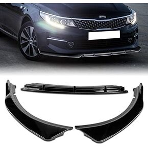 3PCS Front Bumper Lip Kit compatible with 2016-2018 Kia Optima LX EX LX-Turbo, STP-Style Splitter Trim Protection Spoiler, Air-Dam-Chin-Diffuser (Carbon Look) in Saudi Arabia
