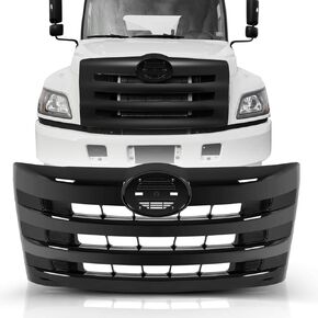 Black Front Hood Radiator Replacement Grille fit for 2011+ Hino 238 258 268 338 (Without Bug Screen) in Saudi Arabia