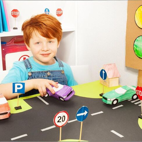 4 Piece Black Road Track Tape 65.6 Feet Long 2 Inches Wide Toy Car Racing Track Decoration Track Finish Line Tape Easy Tear Table Banner Sticker Racing Birthday Party Decor Runner Road Sticker in Saudi Arabia