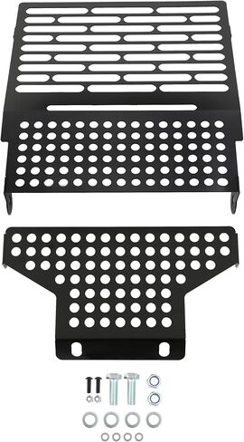 ALMULOO Brush Guard Grille Insert Compatible with Kubota L2501 L3301 L3901 L4701 MX4800 MX5200 MX5400 MX5800 MX6000 Tractors Electrophoresis Steel Black in Kuwait