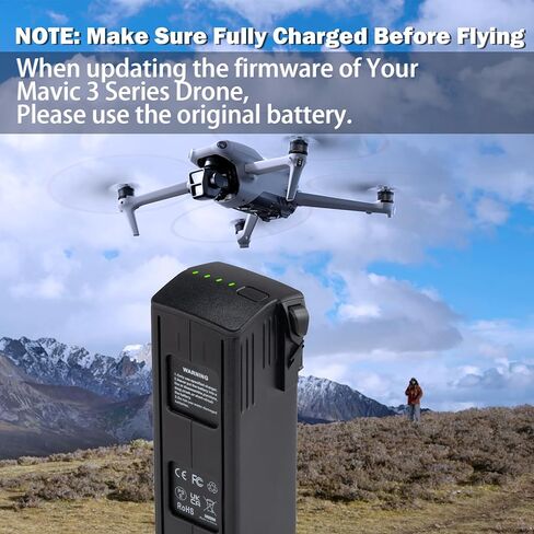 Mavic 3 Pro Series Battery Kit for DJI Mavic 3 Pro,Mavic 3 Pro Cine,Mavic 3 Classic,Mavic 3,Mavic 3 Cine,Mavic 3 Enterprise Drone（2 Pack Mavic 3 Batteries and One Battery Charging Hub） in Kuwait