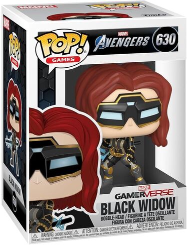 Funko Pop! Marvel: Avengers Game - Black Widow (Stark Tech Suit) Styles May Vary, Multicolor (47813) in Kuwait