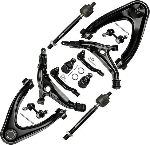 12 PCS Front Suspension Kit, Upper Lower Control Arm Ball Joint Assembly for Honda CR-V 1997 1998 1999 2000 2001, K80884 K80883 RK640323 RK640324 K9802 ES3332R ES3331R EV414 K90667 in Saudi Arabia
