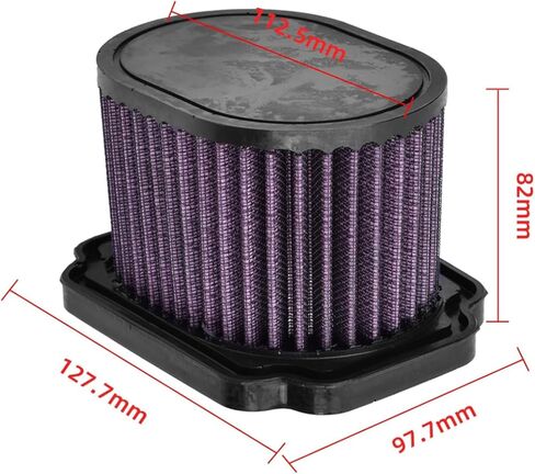 Compatible with 1WS-14450-00 Air Filter For Yamaha MT-07 MT07 2014-2023 / FZ-07 2015-2017 YZF R7 2022 2023 / XSR700 2016-2023 / Tenere 700 2020-2023 TC-Y7N14-S2 in Saudi Arabia