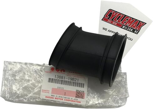 حزمة واحدة من Cyclemax متوافقة مع صندوق هواء سوزوكي سوزوكي كواد رنر 250 LTF250 إلى صندوق سحب المكربن ​​13881-19B21 يحتوي على صندوق هواء واحد إلى صندوق سحب المكربن ​​وقمع in Kuwait
