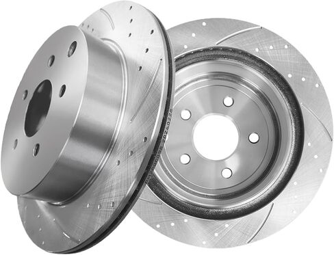 PM السيارات الخلفية 308mm حفر مشقوق قرص الفرامل الدوارات استبدال ل 2014-2020 إنفينيتي QX60، استبدال السيارات الفرامل الدوارات in Kuwait