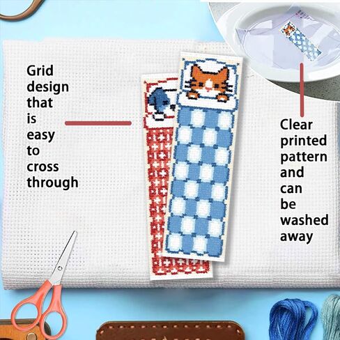 freebloss 12 مجموعة عبر غرزة المرجعية عدة 11ct diy عبر الابره مجموعات الحيوان لحاف نمط مختوم التطريز عدة مع تعليمات المرجعية صنع مجموعة للمبتدئين الكبار 8x2.4 بوصة in Kuwait