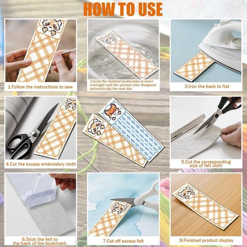 freebloss 12 مجموعة عبر غرزة المرجعية عدة 11ct diy عبر الابره مجموعات الحيوان لحاف نمط مختوم التطريز عدة مع تعليمات المرجعية صنع مجموعة للمبتدئين الكبار 8x2.4 بوصة in Kuwait