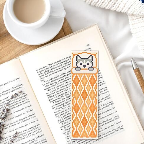 freebloss 12 مجموعة عبر غرزة المرجعية عدة 11ct diy عبر الابره مجموعات الحيوان لحاف نمط مختوم التطريز عدة مع تعليمات المرجعية صنع مجموعة للمبتدئين الكبار 8x2.4 بوصة in Kuwait