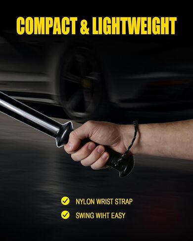Rubber Tire Checker for Truckers Tool Used for Checking Tire Pressure, Fish Bat Wheel & Tire Accessories & Parts, Tire Repair Tools,Self Defense 1pcs (1) in Saudi Arabia