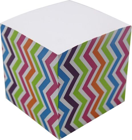 650 Sheets Memo Cube Non-Sticky Notes, 3 1/4 x 3 1/4 Inches,Wave Patterned On 4 Sides, Non Sticky Memo Padsfor Office, School in Saudi Arabia