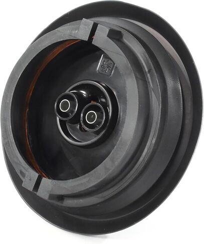 TecNiq S24-AA02-6 2.5 بوصة مستديرة كهرمان LED عدسة كهرمانية ضوء علامة جانبية للكمبيوتر الشخصي مع عاكس-DOT معتمد، IP68 مقاوم للماء، 12 فولت، حامل بحلقة معدنية (عبوتان) للمقطورات وشاحنات العمل والمركبات الترفيهية in Kuwait