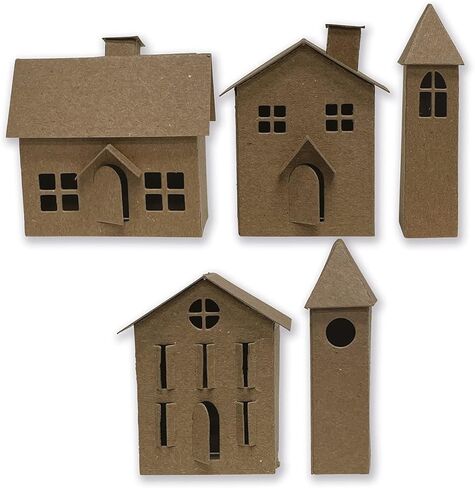 Sizzix Thinlits Die Set 21PK Paper Village #2 by Tim Holtz, 665585, Multicolour in Kuwait