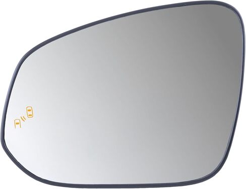 Heated Mirror Glass Driver Side with BSM for 2013-2025 Toyota RAV4, 2014-2024 4Runner, 2016-2026 Tacoma, Chrome Plated OEM Fit SideMirror with LED Indicator in Kuwait