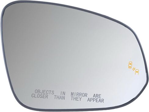 Heated Mirror Glass Driver Side with BSM for 2013-2025 Toyota RAV4, 2014-2024 4Runner, 2016-2026 Tacoma, Chrome Plated OEM Fit SideMirror with LED Indicator in Kuwait