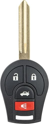 استبدال Vurkcy Key Fob لـ 2004-2015 Nissan Armada/ 13-19 Sentra/ 350Z Altima Maxima Murano Pathfinder/ 03-09 Infiniti FX35 FX45 G35 QX56 جهاز تحكم عن بعد للدخول بدون مفتاح للسيارة، CWTWB1U751، 4 Btn in Kuwait