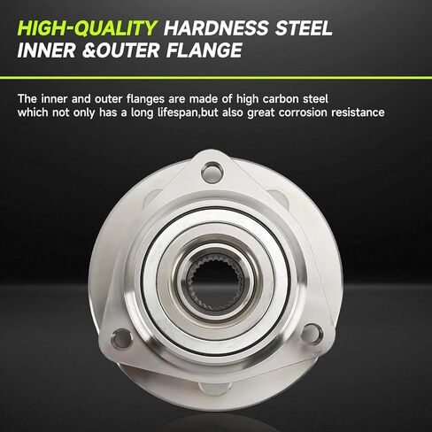 UIU Front Wheel Bearing and Hub Assembly with 5-Lug Compatible with Ford Edge 3.5L 2011-2014,Taurus 3.5L 2010-2019,Flex 3.5L 2009-2019,Lincoln MKX 3.7L 2011-2015,MKS 3.7L 2009-2016 & More 513275 in Saudi Arabia
