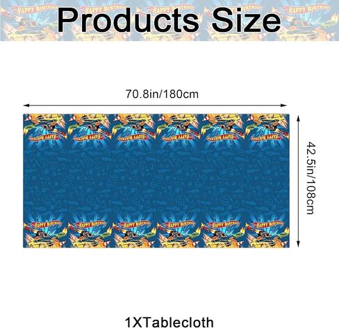 33 Pcs Hot Car Birthday Party Decorations, Birthday Party Supplies for Hot Car Includes Banner, Hanging Swirls, Cake Topper, 24 Cupcake Toppers, TableCloth in Saudi Arabia