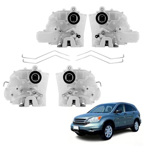 4 قطعة مشغل قفل الباب لـ 2007-2011 Honda CR-V CRV EX EX-L LX SE، استبدال مجموعة مزلاج قفل أمامي وخلفي 4 أبواب 72150-SWA-A01، 72110-SWA-D01، 72650-SWA-A01، 72610-SWA-A01 in Kuwait